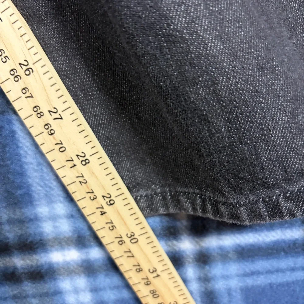 Guess Rowland Fit Relaxed Straight Jeans Mens 38x30 Faded Black 100% Cotton